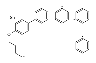 triphenyl-[4-(4-phenylphenoxy)butyl]stannane结构式