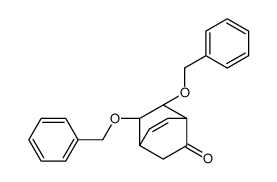 (1S,2S,3S,4R)-2,3-bis(phenylmethoxy)bicyclo[2.2.2]oct-5-en-8-one结构式