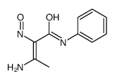 3-amino-2-nitroso-N-phenylbut-2-enamide Structure