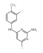 2,4-Pyrimidinediamine,6-chloro-N4-(3-chloro-4-methylphenyl)- picture