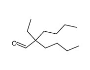 2-butyl-2-ethyl-hexanal结构式
