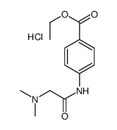 ethyl 4-[[2-(dimethylamino)acetyl]amino]benzoate,hydrochloride Structure