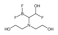 2-[bis(2-hydroxyethyl)amino]-2-difluoroboranyl-1-fluoroethanol结构式