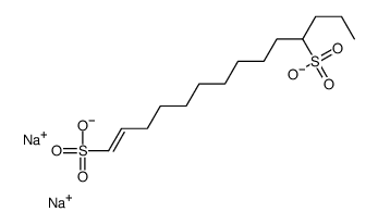 disodium tetradecenedisulphonate Structure