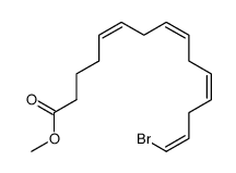 methyl 15-bromopentadeca-5(Z),8(Z),11(Z),14(Z)-tetraenoate结构式