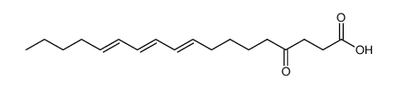 4-oxo-octadeca-9t,11t,13t-trienoic acid结构式