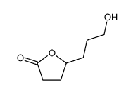 5-(3-hydroxypropyl)oxolan-2-one结构式