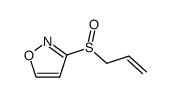 Isoxazole, 3-(2-propenylsulfinyl)- (9CI) Structure