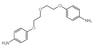 Benzenamine,4,4'-[oxybis(2,1-ethanediyloxy)]bis- structure