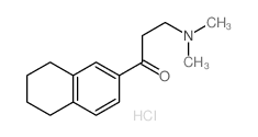 1-Propanone,3-(dimethylamino)-1-(5,6,7,8-tetrahydro-2-naphthalenyl)-, hydrochloride (1:1) structure