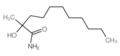 Undecanamide,2-hydroxy-2-methyl- Structure