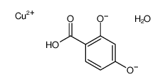 (2,4-dihydroxybenzoato-O1,O2)hydroxycopper结构式