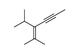 2-methyl-3-propan-2-ylhex-2-en-4-yne Structure