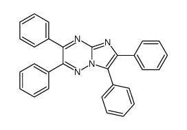 2,3,6,7-tetraphenylimidazo[1,2-b][1,2,4]triazine结构式