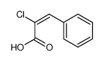 (Z)-α-Chlorocinnamic acid structure