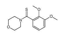 4-[(2,3-Dimethoxyphenyl)carbonothioyl]morpholine结构式
