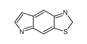 2H-Pyrrolo[3,2-f]benzothiazole(9CI) Structure