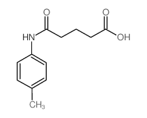 5-[(4-Methylphenyl)amino]-5-oxopentanoic acid Structure