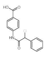 4-[(2-chloro-2-phenyl-acetyl)amino]benzoic acid Structure
