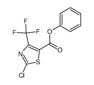2-chloro-4-trifluoromethyl-thiazole-5-carboxylic acid phenyl ester Structure