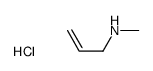 N-methylprop-2-en-1-amine,hydrochloride结构式