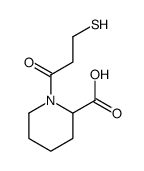 1-(3-sulfanylpropanoyl)piperidine-2-carboxylic acid结构式