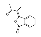 3-(3-oxobutan-2-ylidene)-2-benzofuran-1-one结构式