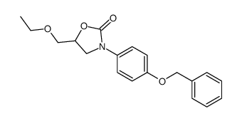 5-(ethoxymethyl)-3-(4-phenylmethoxyphenyl)-1,3-oxazolidin-2-one结构式