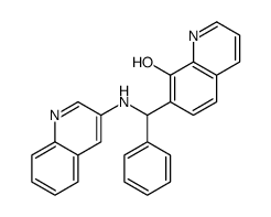 7-(3-Quinolylaminobenzyl)-8-quinolinol结构式