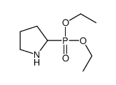 2-diethoxyphosphorylpyrrolidine Structure