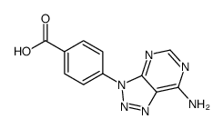 4-(7-aminotriazolo[4,5-d]pyrimidin-3-yl)benzoic acid Structure