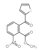 methyl 2-nitro-6-(thiophene-2-carbonyl)benzoate Structure