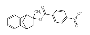 2-methyl-1,2,3,4-tetrahydro-1,4-methanonaphthalen-2-yl 4-nitrobenzoate结构式