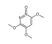 3,4,6-trimethoxy-pyridazine 1-oxide Structure
