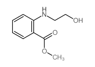 methyl 2-(2-hydroxyethylamino)benzoate Structure