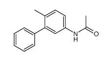 N-(6-methyl-[1,1'-biphenyl]-3-yl)acetamide结构式