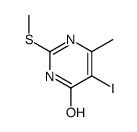 5-碘-6-甲基-2-(甲硫基)嘧啶-4-酚结构式