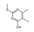 5-Iodo-6-Methyl-2-(Methylsulfanyl)Pyrimidin-4-Ol structure