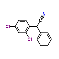 (2,4-Dichlorophenyl)(phenyl)acetonitrile Structure