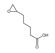 5-(oxiran-2-yl)pentanoic acid Structure