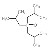 Phosphine oxide,tris(2-methylpropyl)- structure