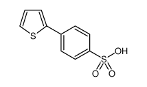 4-(2-thienyl)benzenesulfonic acid Structure