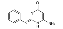Pyrimido[1,2-a]benzimidazol-4(10H)-one, 2-amino- (9CI) Structure