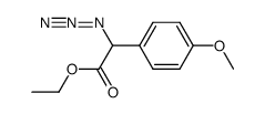 ethyl 2-azido-2-(4-methoxyphenyl) acetate结构式