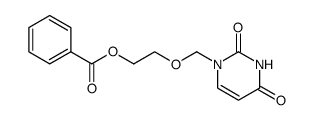 1-((2-(benzoyloxy)ethoxy)methyl)uracil结构式
