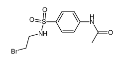 2-(4-acetamidophenylsulfonamido)ethyl bromide Structure