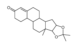 16beta-Hydroxy-19-nortestosterone 16,17-acetonide结构式