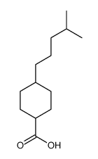 4-(4-methylpentyl)cyclohexane-1-carboxylic acid结构式