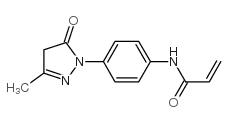 N-[4-(4,5-dihydro-3-methyl-5-oxo-1H-pyrazol-1-yl)phenyl]acrylamide结构式