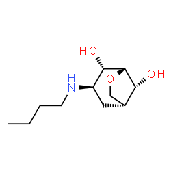 6-Oxabicyclo[3.2.1]octane-4,8-diol, 3-(butylamino)-, (1R,3R,4S,5S,8R)- (9CI) picture